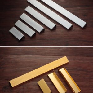 Hidden edge hardware handle