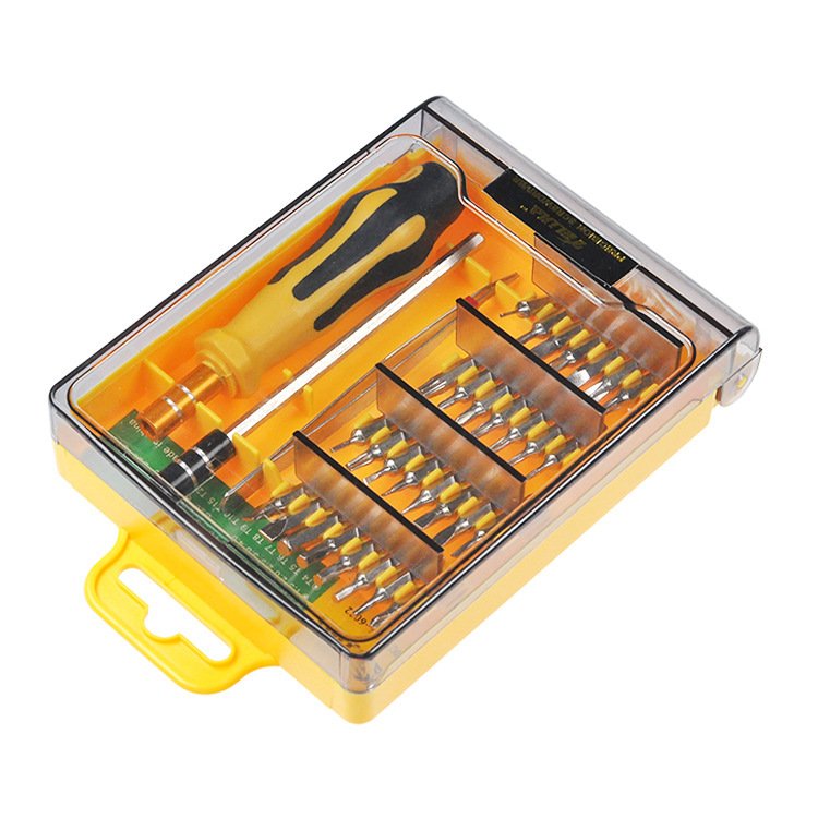 32 and 1 multi-function screwdriver package manual lengthening rod chrome vanadium alloy steel screwdriver combination hardware tool - Image 2