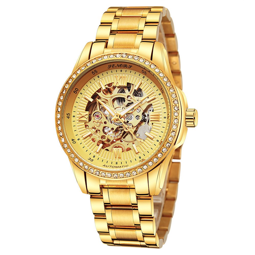 Cross border electricity supplier Senas SN019 hollow automatic mechanical watches, business and leisure waterproof watches for men - Image 2