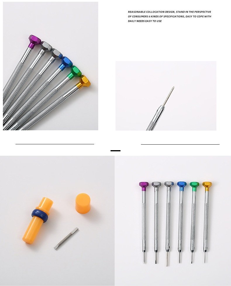 Stainless Steel Mini Screwdriver Set Lightweight And Compact Household Hardware Tools Repair Watch Manual - Image 8