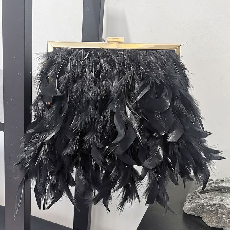 Chain Hair Bag Shoulder Hand Holding Clip Hardware Show Pearl Fashion - Image 7