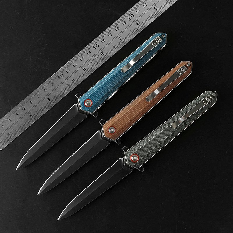 Outdoor Multifunctional Portable Folding Knife Hardware Tools Climbing Camping Survival Linen Handle - Image 3