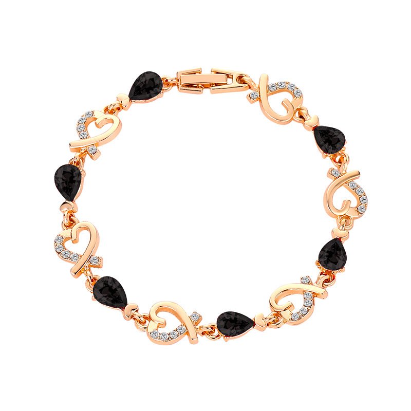Hollow Love Bracelet With Rhinestones Fashion Temperament Heart-shaped Bracelet For Valentine's Day Gift Jewelry - Image 10