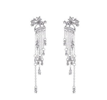 Shining Star Tassel Earrings Back Hanging Exquisite Earrings - Image 9