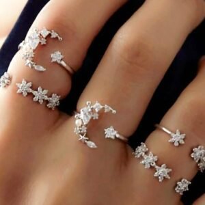 Shining Star Tassel Earrings Back Hanging Exquisite Earrings