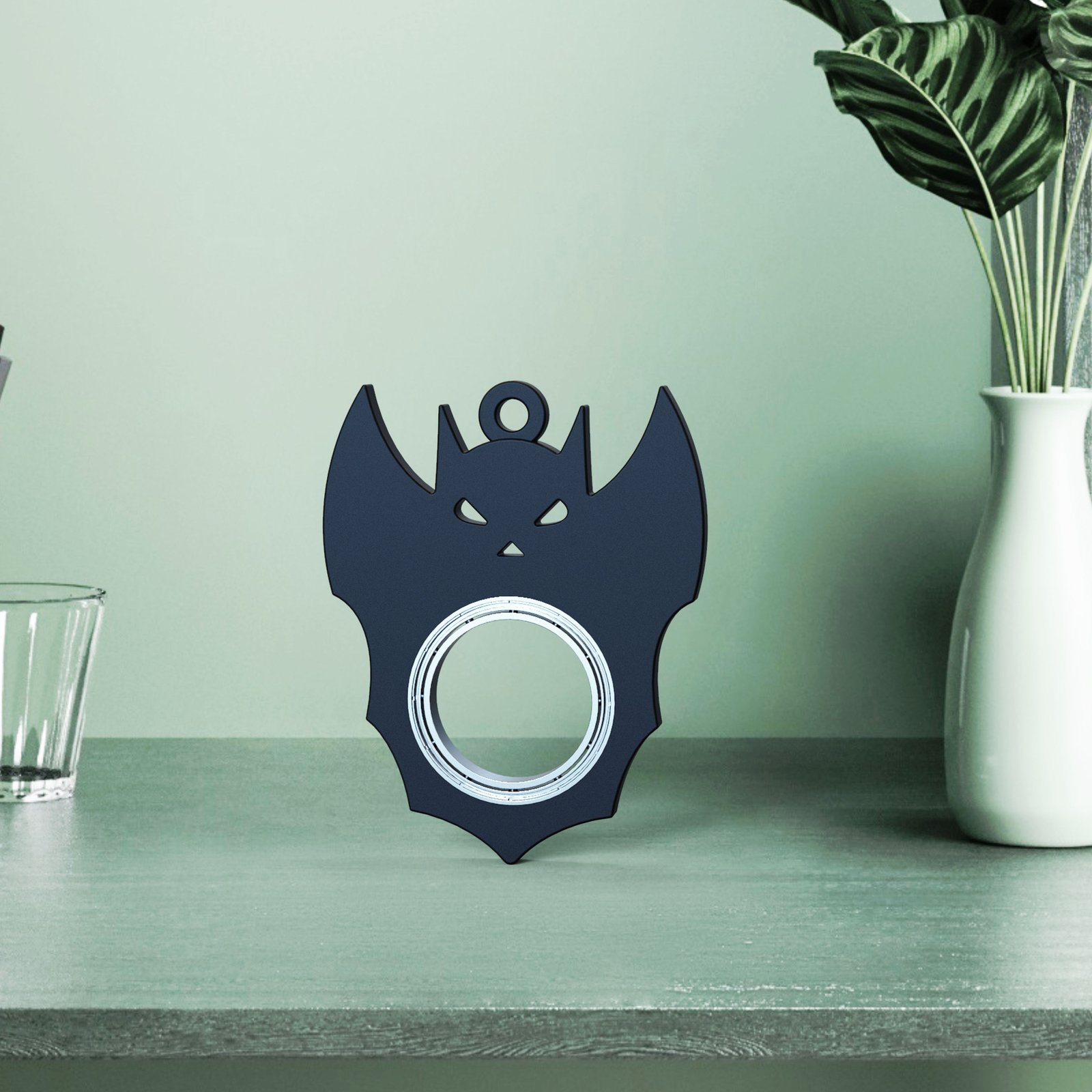 Halloween Creative Fidget Spinner Toy Bat Demon Ghost Keychain Hand Spinner Anti-Anxiety Toy Relieves Stress Bottle Opener Kids Toy - Image 7