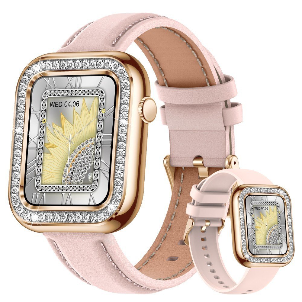 New Square Fashion Women Smart Wristwatch Diamond Waterproof - Image 8