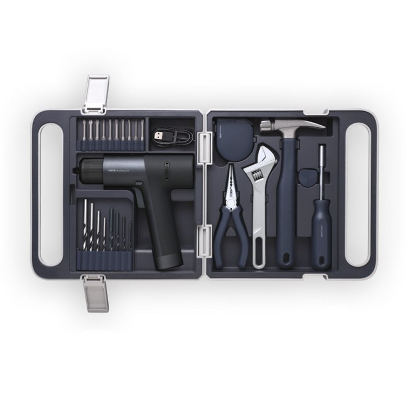 Household Multifunctional Hardware Hammer Wrench Screw Bit Tool Set - Image 2