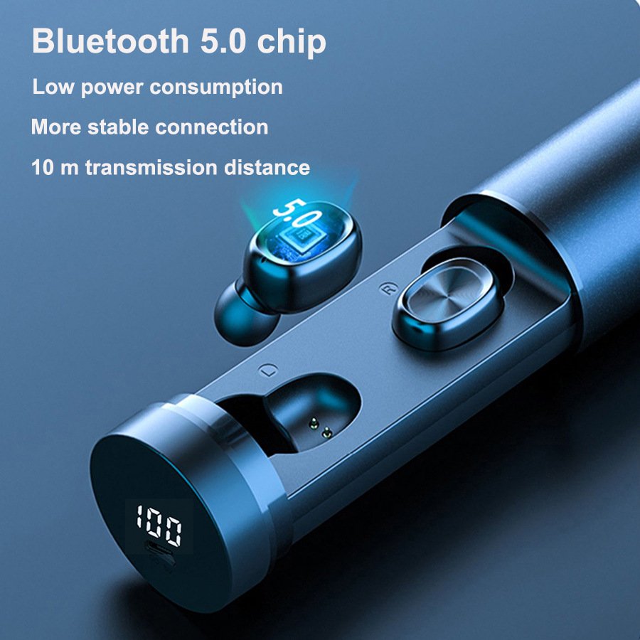 Bluetooth Earphone 5.0 Wireless 8D HIFI Sport MIC Earbuds Gaming Music Headset - Image 3
