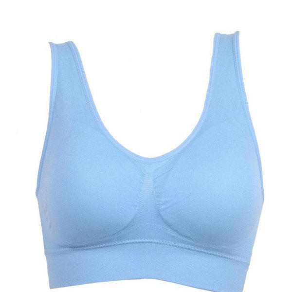 Women Yoga Tank Tops Sports Bra Workout Fitness Running Crop Top - Image 7