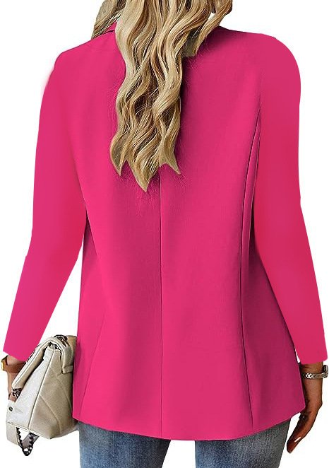 Ins Lapel Button Jacket Fashion Commuter Casual Suit Jacket Women's Long-sleeved Tops Outwear Clothing - Image 4