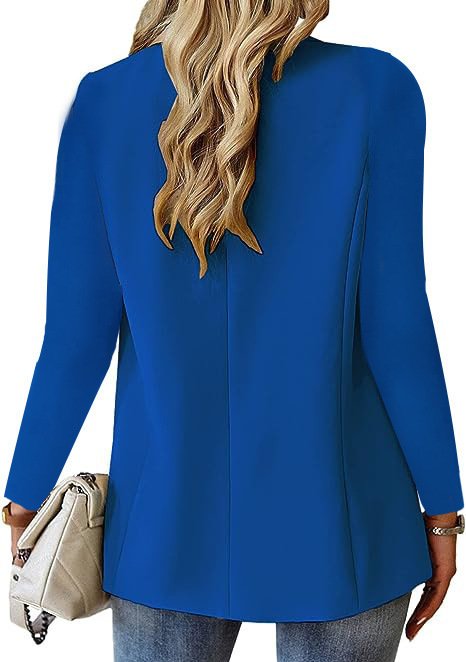 Ins Lapel Button Jacket Fashion Commuter Casual Suit Jacket Women's Long-sleeved Tops Outwear Clothing - Image 8