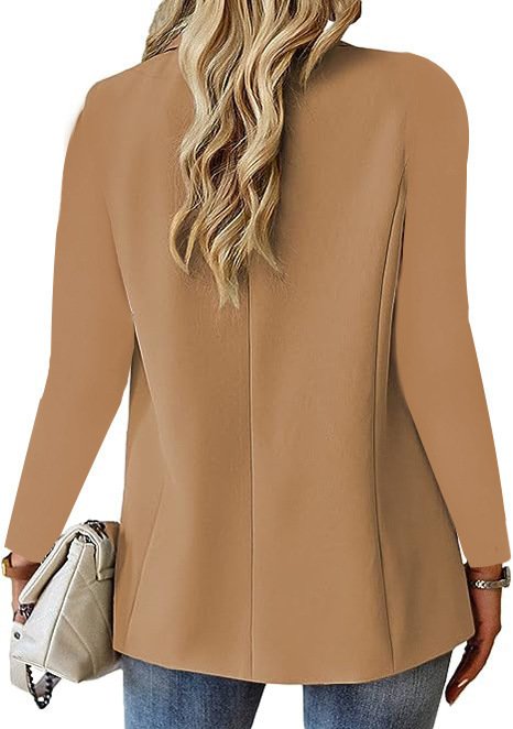 Ins Lapel Button Jacket Fashion Commuter Casual Suit Jacket Women's Long-sleeved Tops Outwear Clothing - Image 10