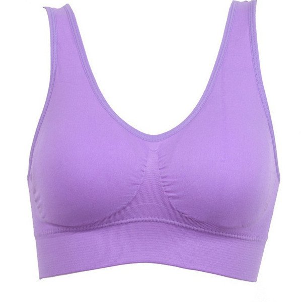 Women Yoga Tank Tops Sports Bra Workout Fitness Running Crop Top - Image 9