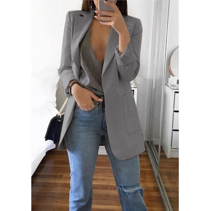 Lapel Slim Cardigan Temperament Blazer - Image 7