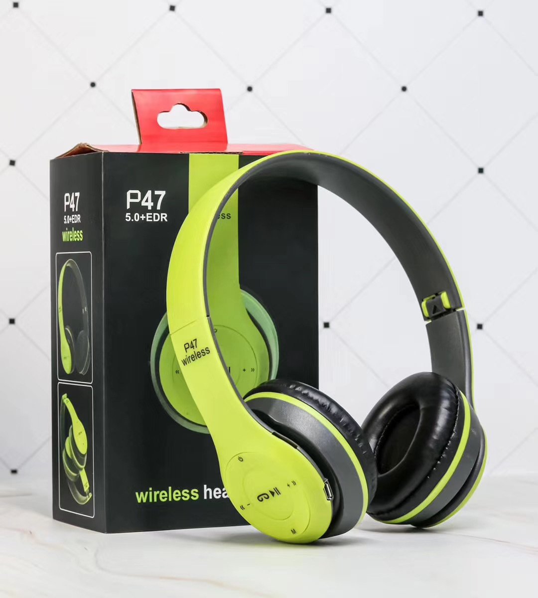 Wireless Headset Foldable Stereo Bass Bluetooth Headphones Kid Girl Helmet Gift,with Mic USB Bluetooth 5.0 Adaptor For TV Gaming - Image 4