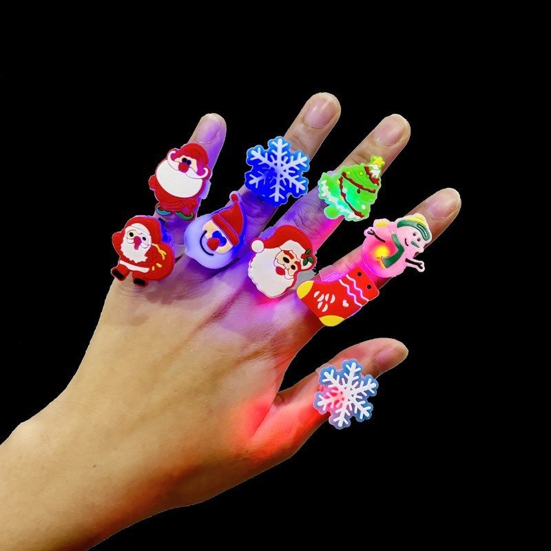 Christmas Toy With Flashing Finger Lights