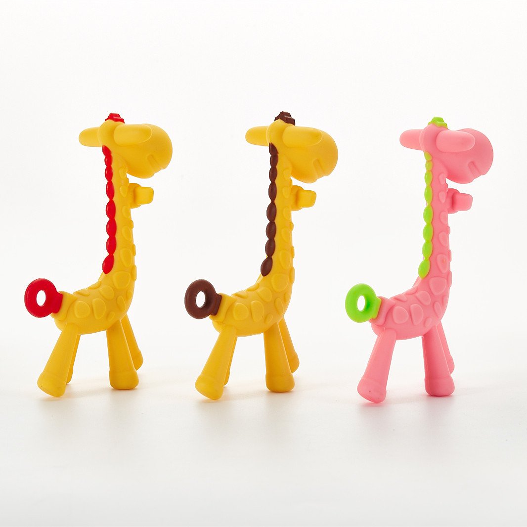 Giraffe Toy for Baby Teether Molar Stick - Image 3