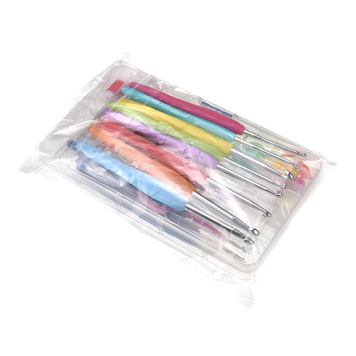 Crochet Set Handmade Wool Crochet Crochet Tool Set Combination Bag Metal Aluminum Yarn Needle - Image 3