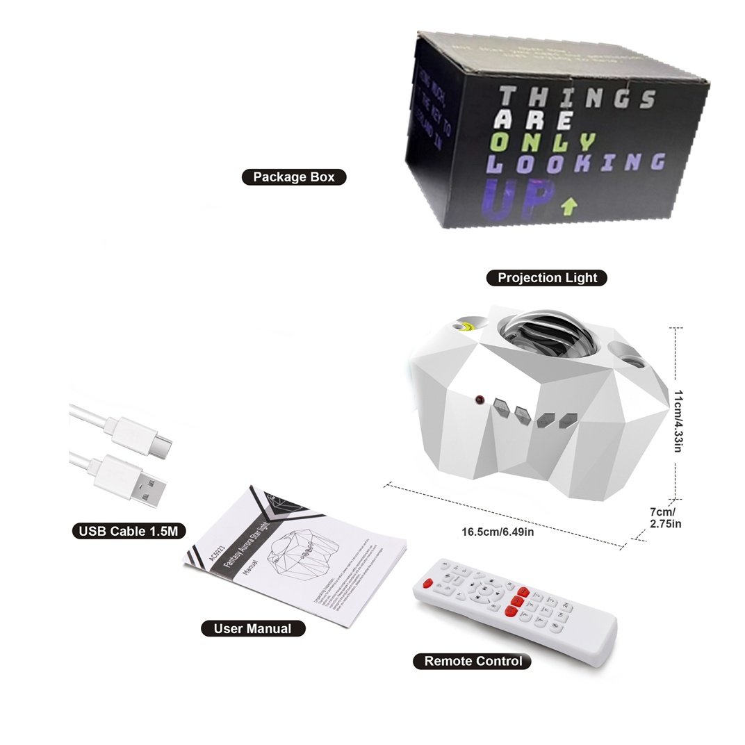 Usb Water Pattern Bluetooth Music Ocean Star Projector Lamp - Image 4