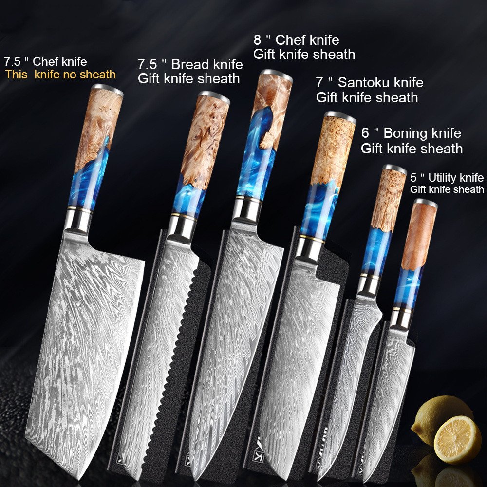 Kitchen Knife Set Chef's Knife Meat Chopping Knife - Image 5