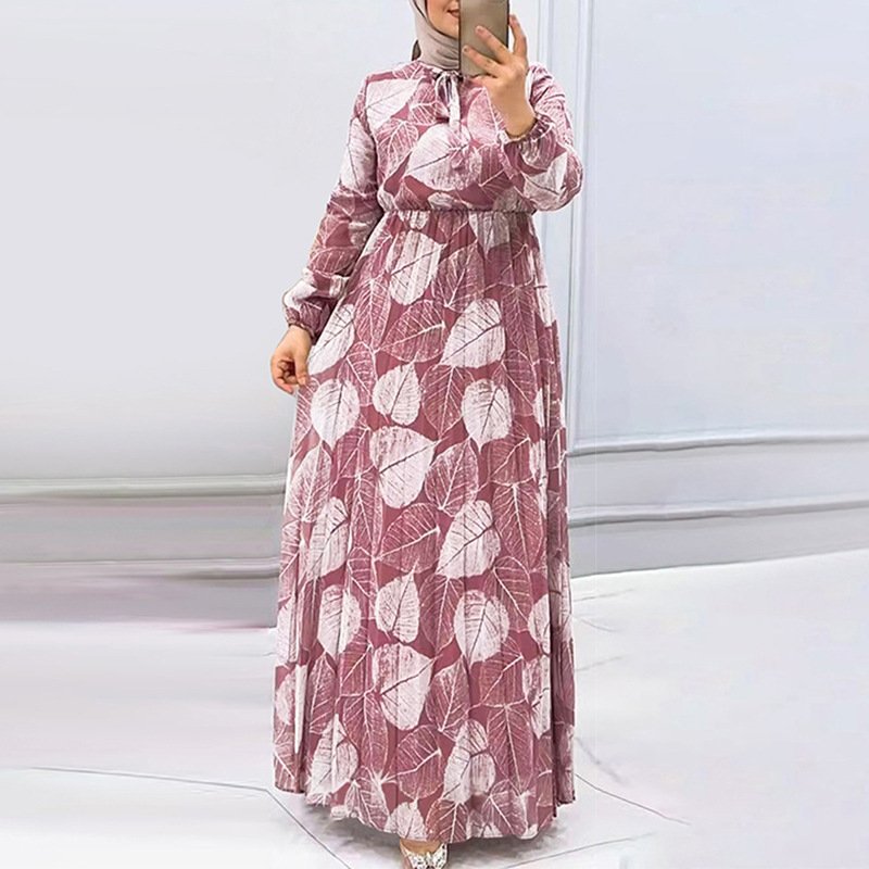 Women's Fashion Waist-controlled Muslim Dress - Image 2