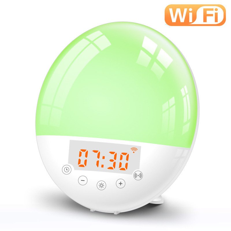 WiFi Voice Control Intelligent Alarm Clock, Sunrise Natural Wake-up Light - Image 5