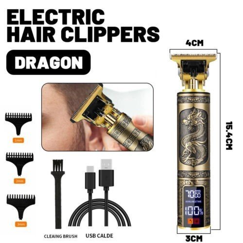 Hair Clippers Beard Trimmer For Men Hair Cutting Cordless Barber Shaving Machine - Image 6