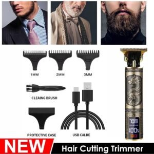 Hair Clippers Beard Trimmer For Men Hair Cutting Cordless Barber Shaving Machine