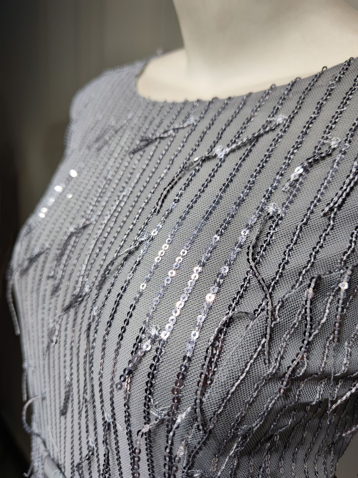 Sequin Tassels Slim-fit Dress Muslim Dress - Image 8