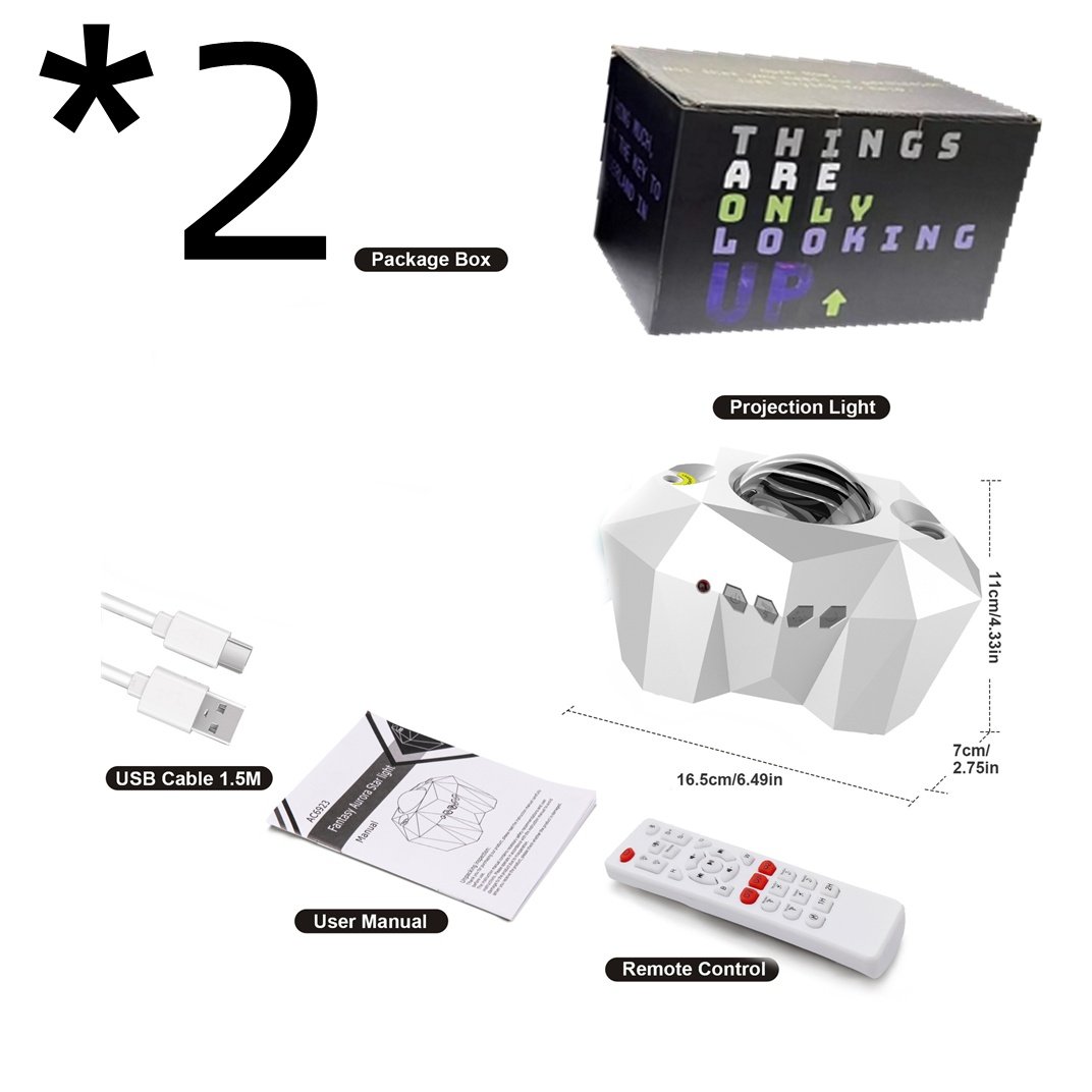 Usb Water Pattern Bluetooth Music Ocean Star Projector Lamp - Image 7