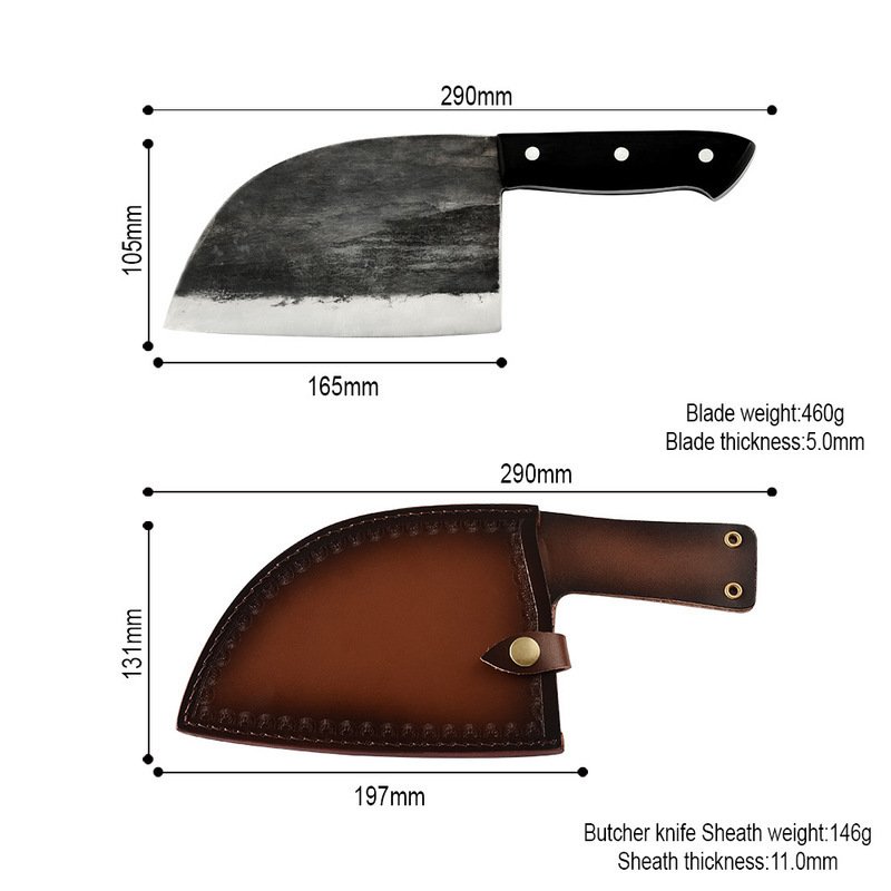 Household Chinese Kitchen Stainless Steel Butcher Knife - Image 6