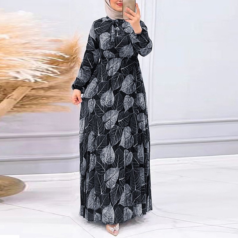 Women's Fashion Waist-controlled Muslim Dress - Image 3