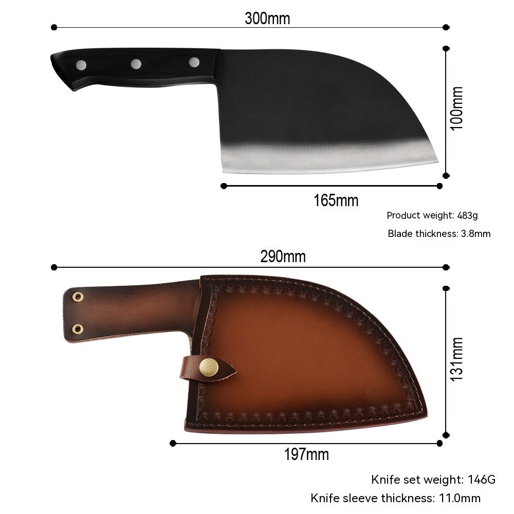 Household Chinese Kitchen Stainless Steel Butcher Knife - Image 8
