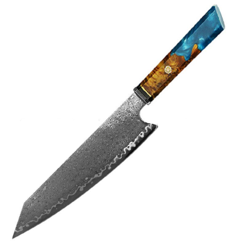 Chef's Knife For Japanese Cuisine In Damascus - Image 6