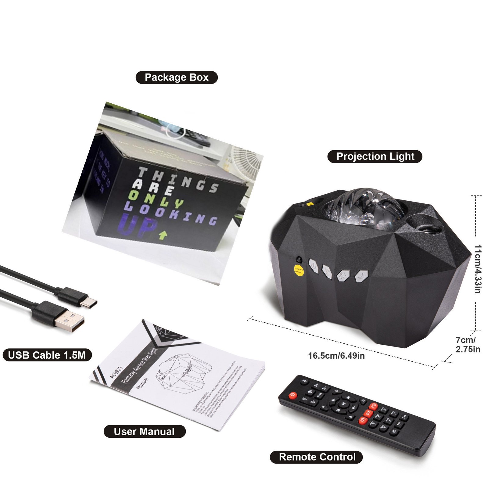 Usb Water Pattern Bluetooth Music Ocean Star Projector Lamp - Image 5