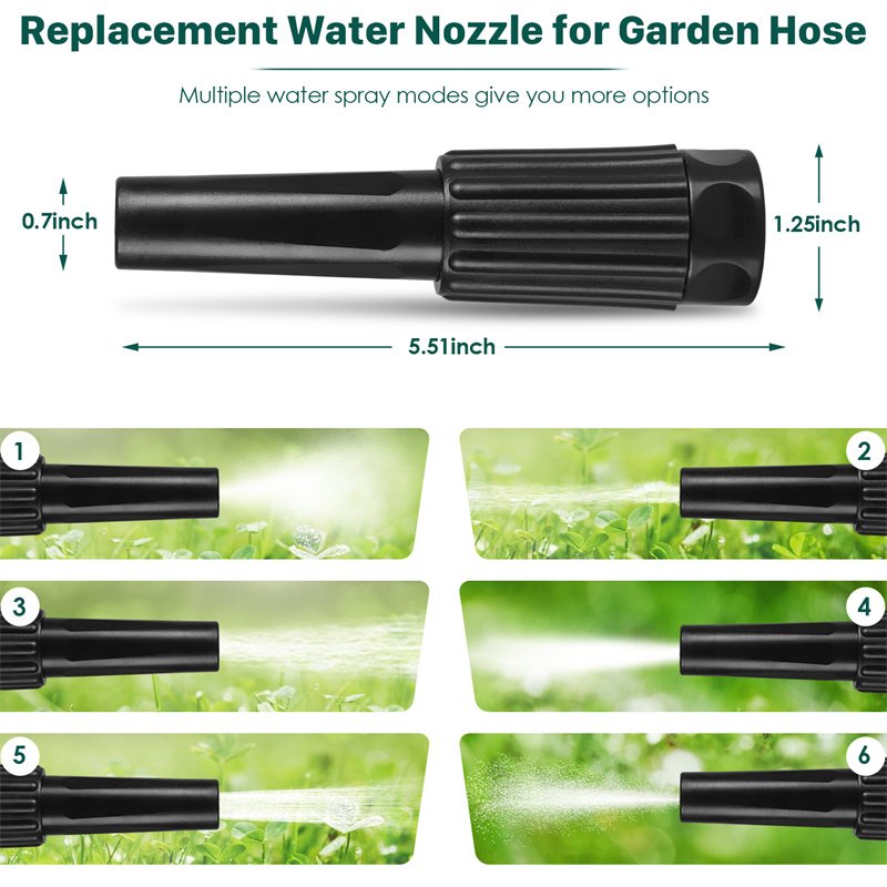Metal Garden Hose, 100ft Stainless Steel Flexible Water Hose With 10 Adjustable Patterns Spray Nozzle, Heavy Duty Water Pipe , Kink Free , 2 Nozzles - Image 7