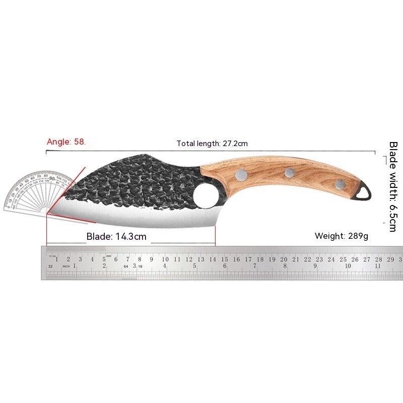 Forged High Carbon Steel Outdoor Bending Knife - Image 3
