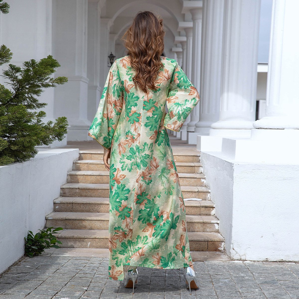 Muslim Dress Embroidered Fashion Robe - Image 10